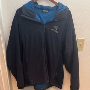 Arc'teryx Black and Blue Jacket